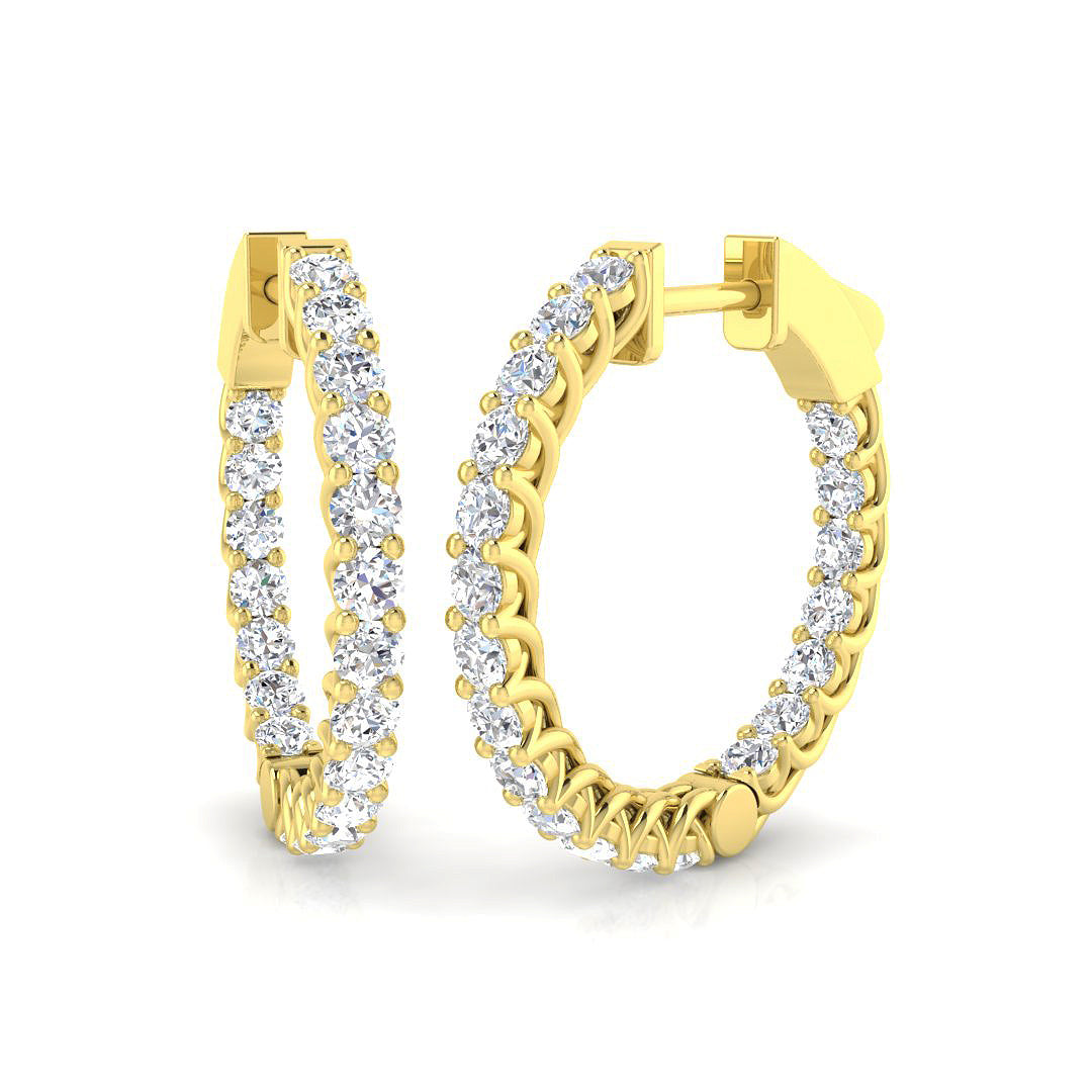 SE6025 — Earrings - 9k Yellow Gold