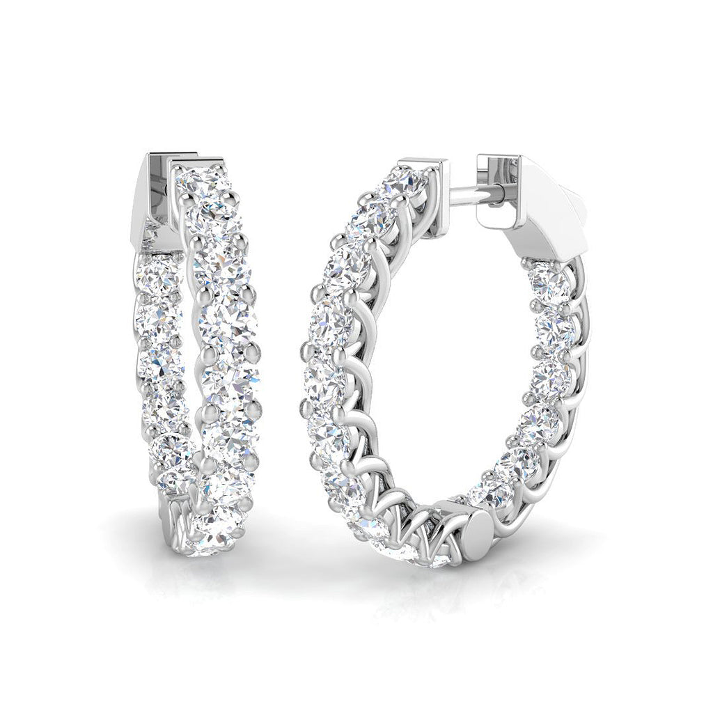 SE6026 — Earrings - 9k White Gold