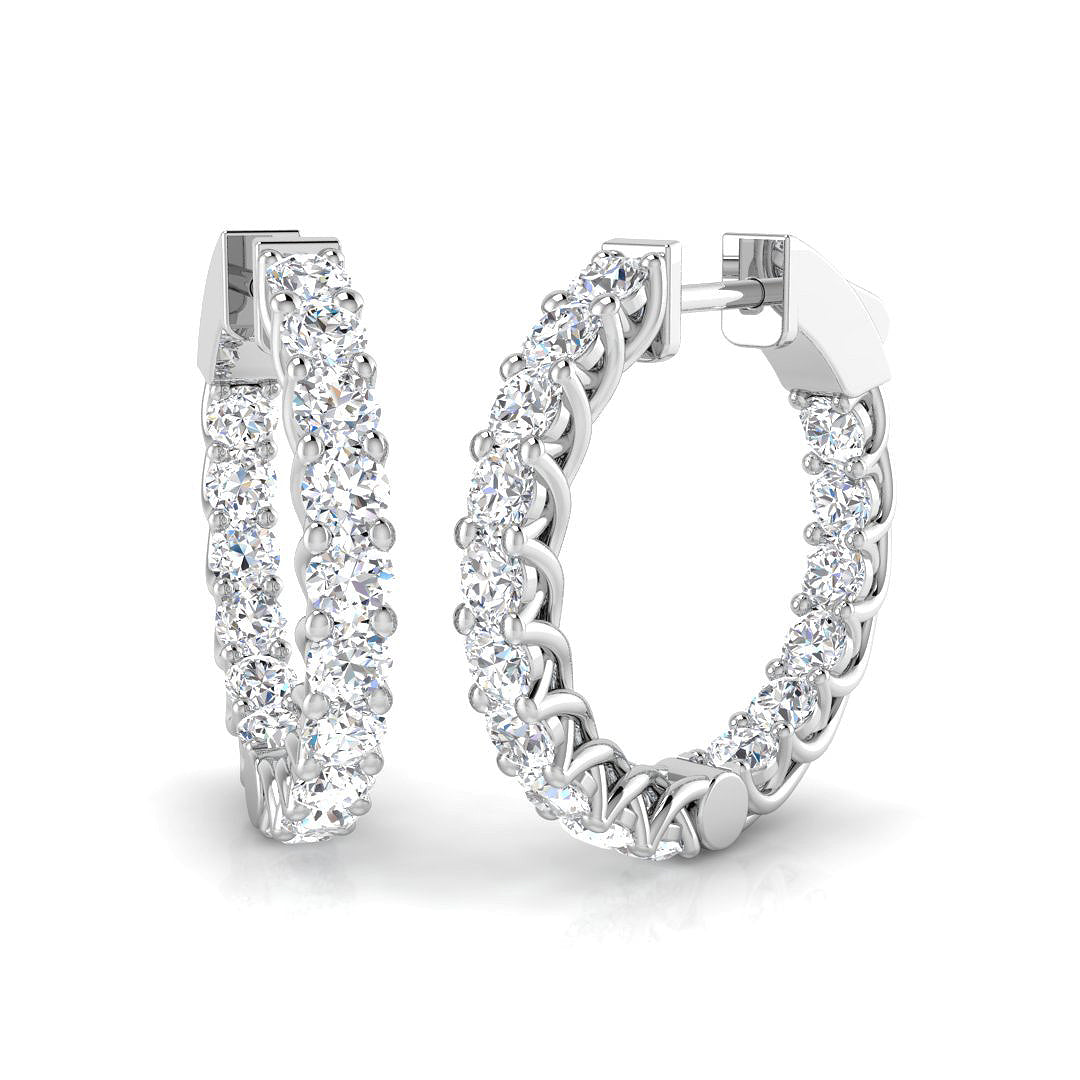 SE6026 — Earrings - 9k White Gold
