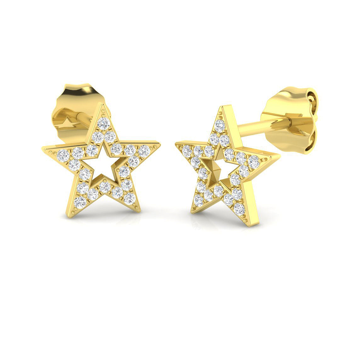 SE6030 — Earrings - 9 KT Yellow Gold