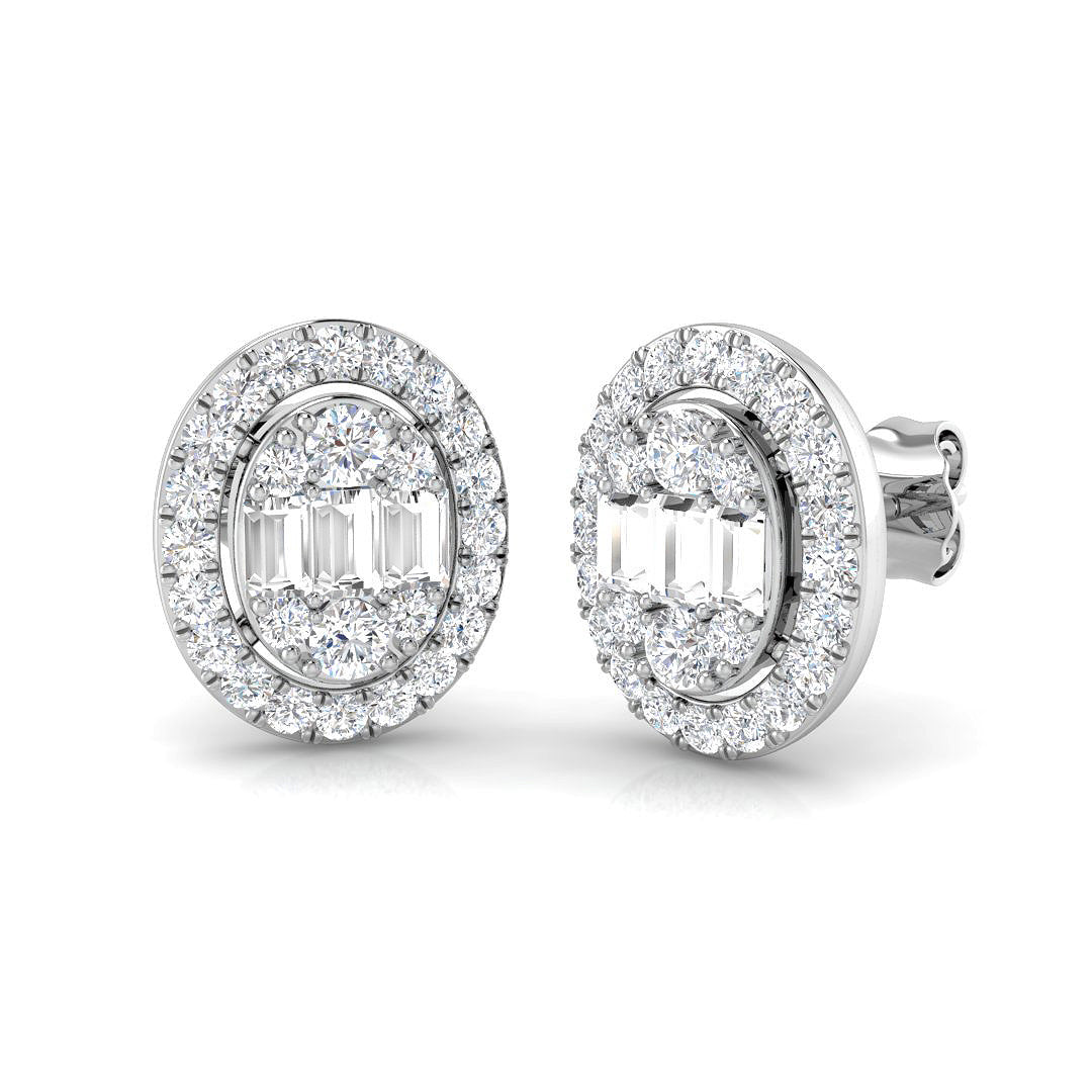 SE6038 — Earrings - 9k White Gold