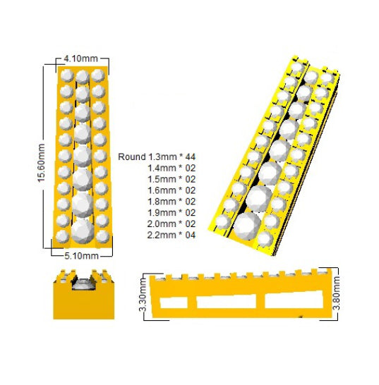 SE6062 — Earrings - 9k Yellow Gold detail