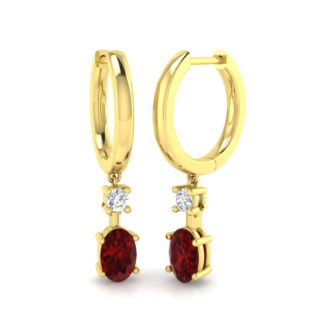 SE6065 — Earrings - 14 KT Yellow Gold