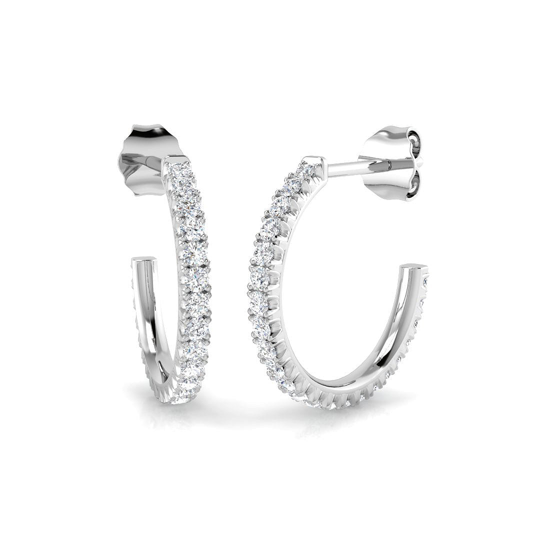 SE6067 — Earrings - 9k White Gold