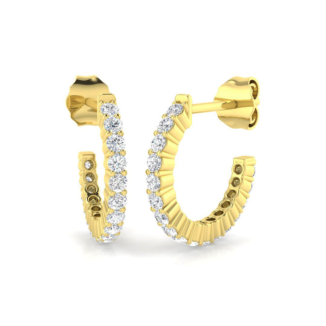 SE6068 — Earrings - 9k Yellow Gold