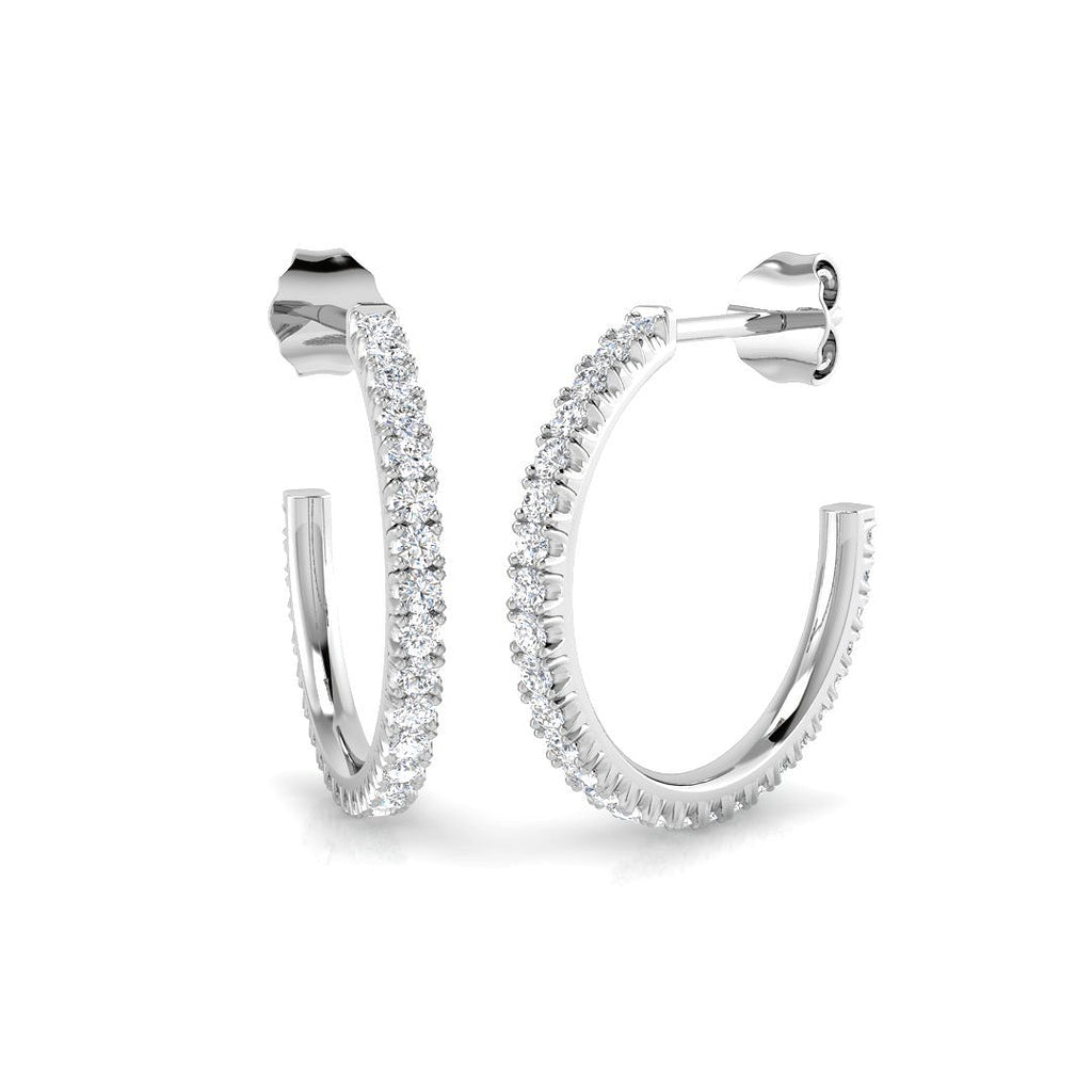 SE6070 — Earrings - 9k White Gold