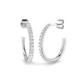 SE6070 — Earrings - 9k White Gold