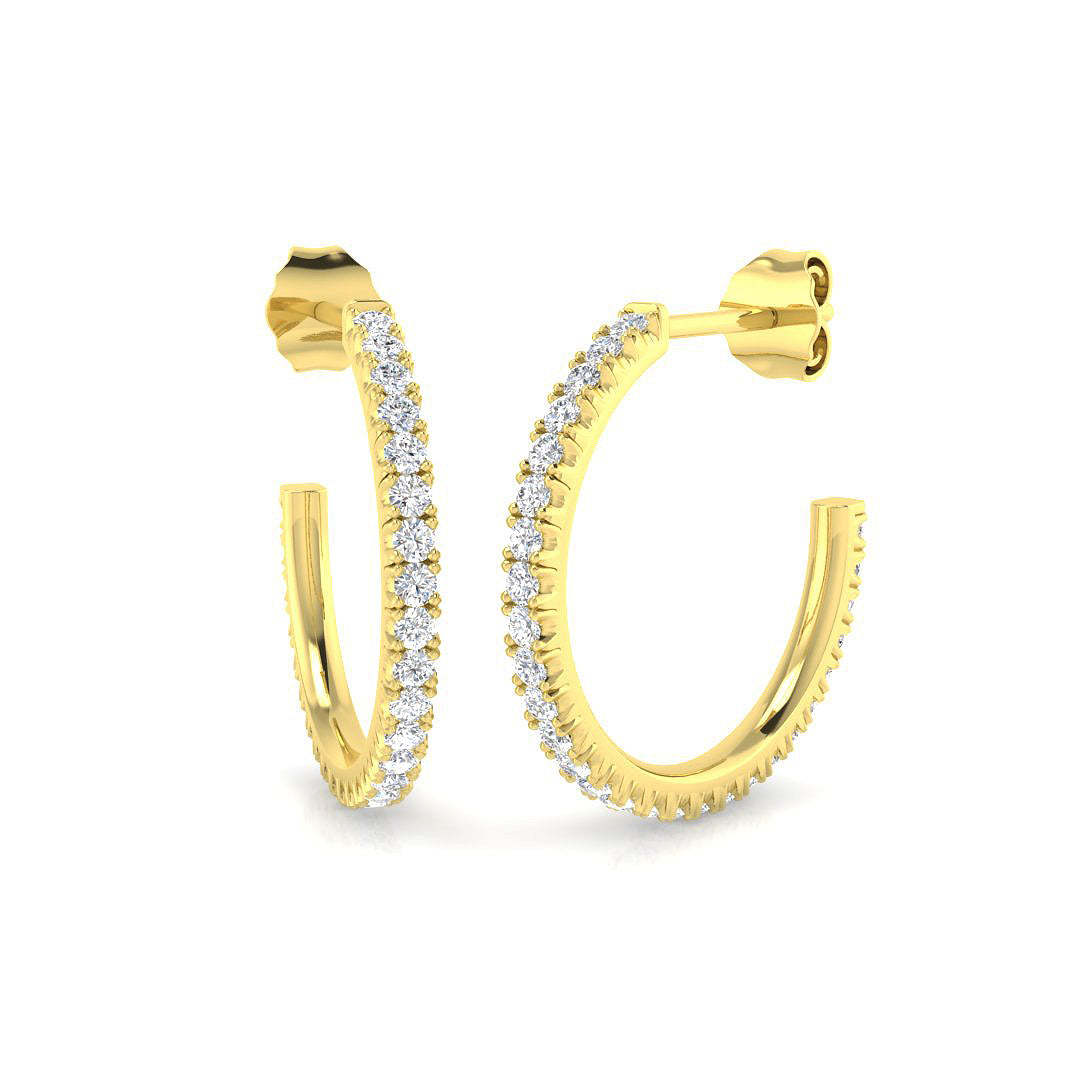 SE6070 — Earrings - 9k Yellow Gold
