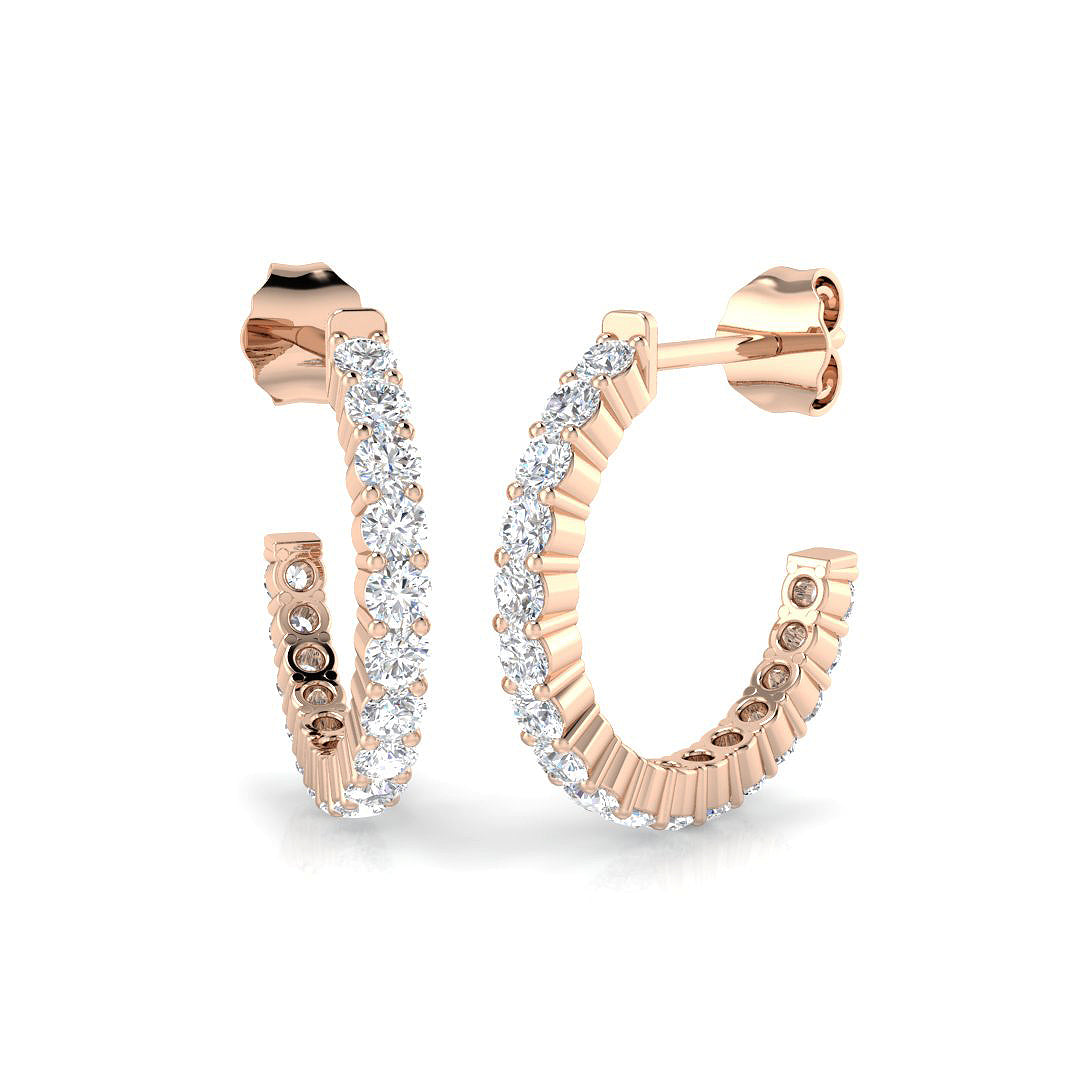 SE6071 — Earrings - 9k Rose Gold