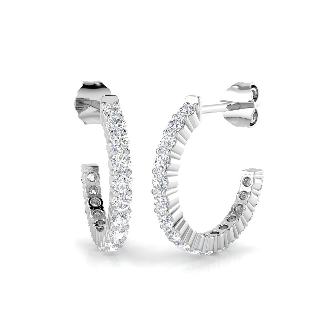 SE6071 — Earrings - 9k White Gold
