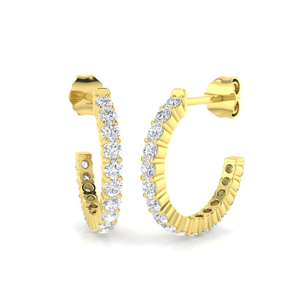 SE6071 — Earrings - 9k Yellow Gold