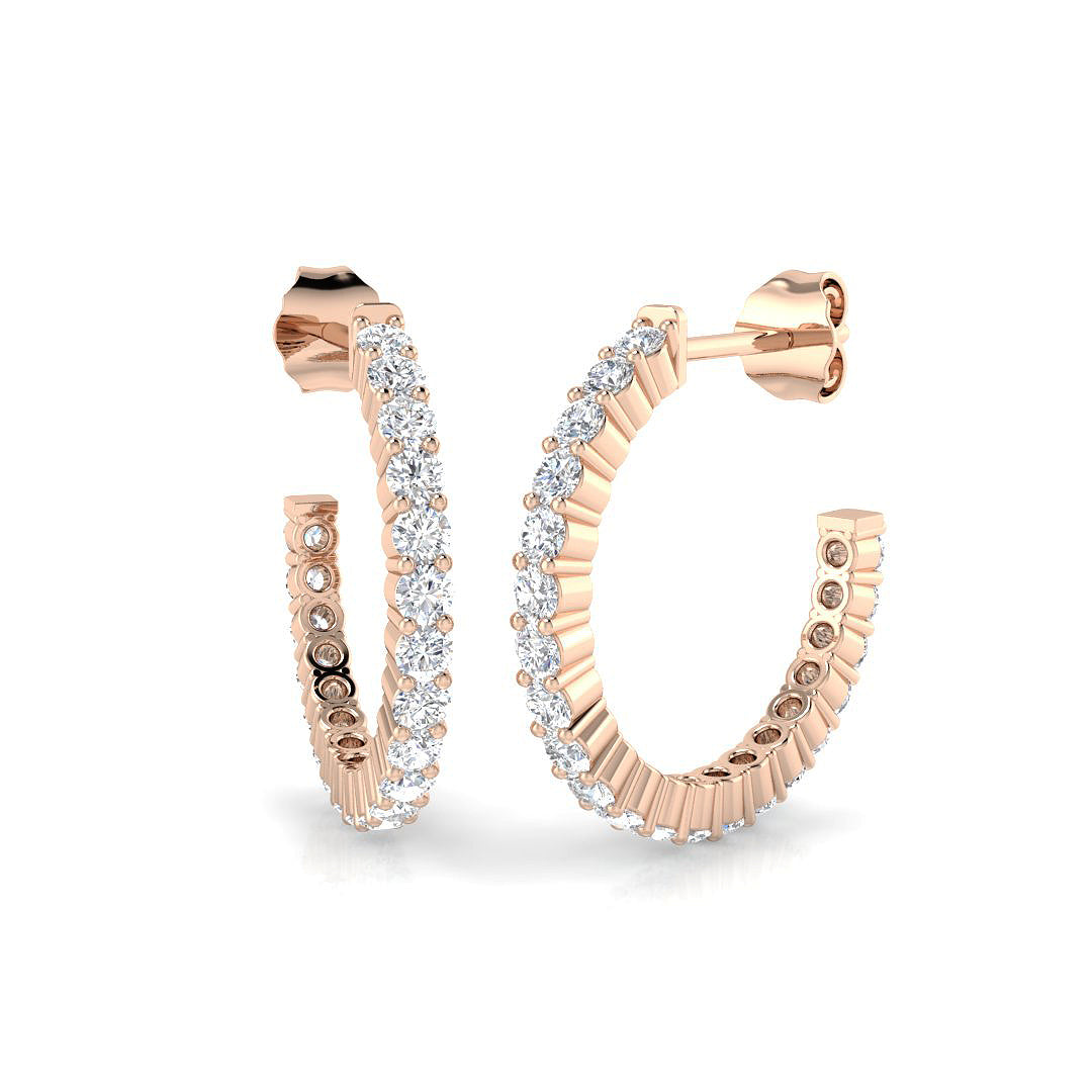 SE6072 — Earrings - 9k Rose Gold