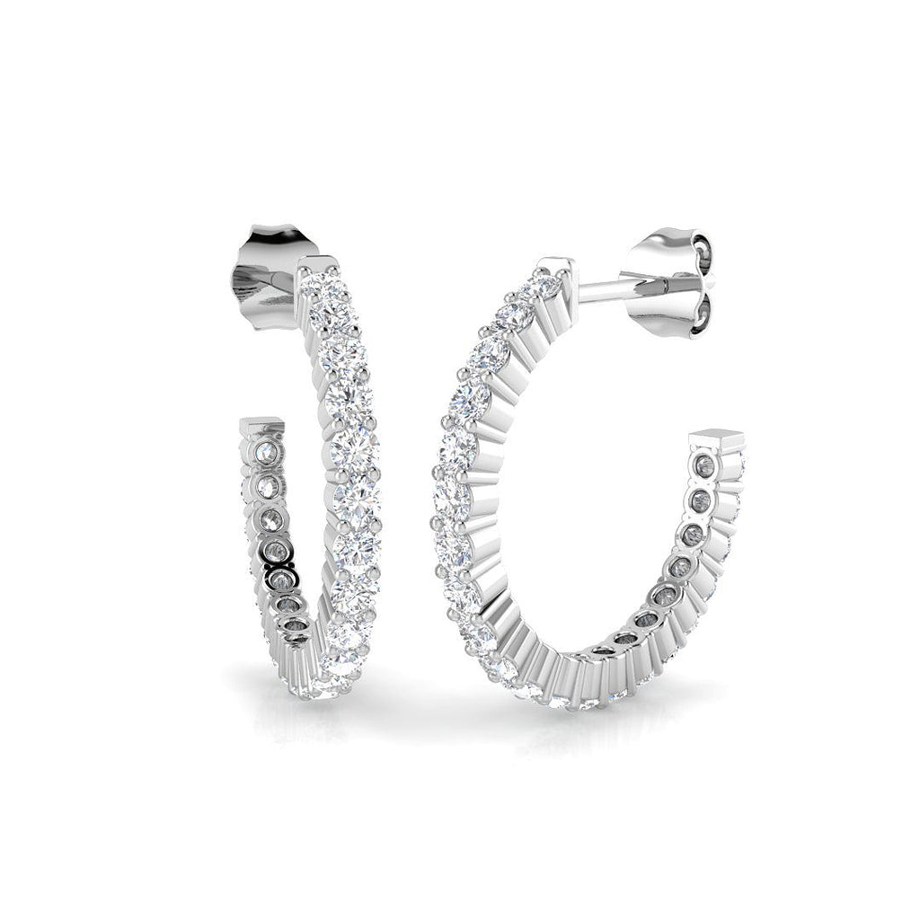 SE6072 — Earrings - 9k White Gold
