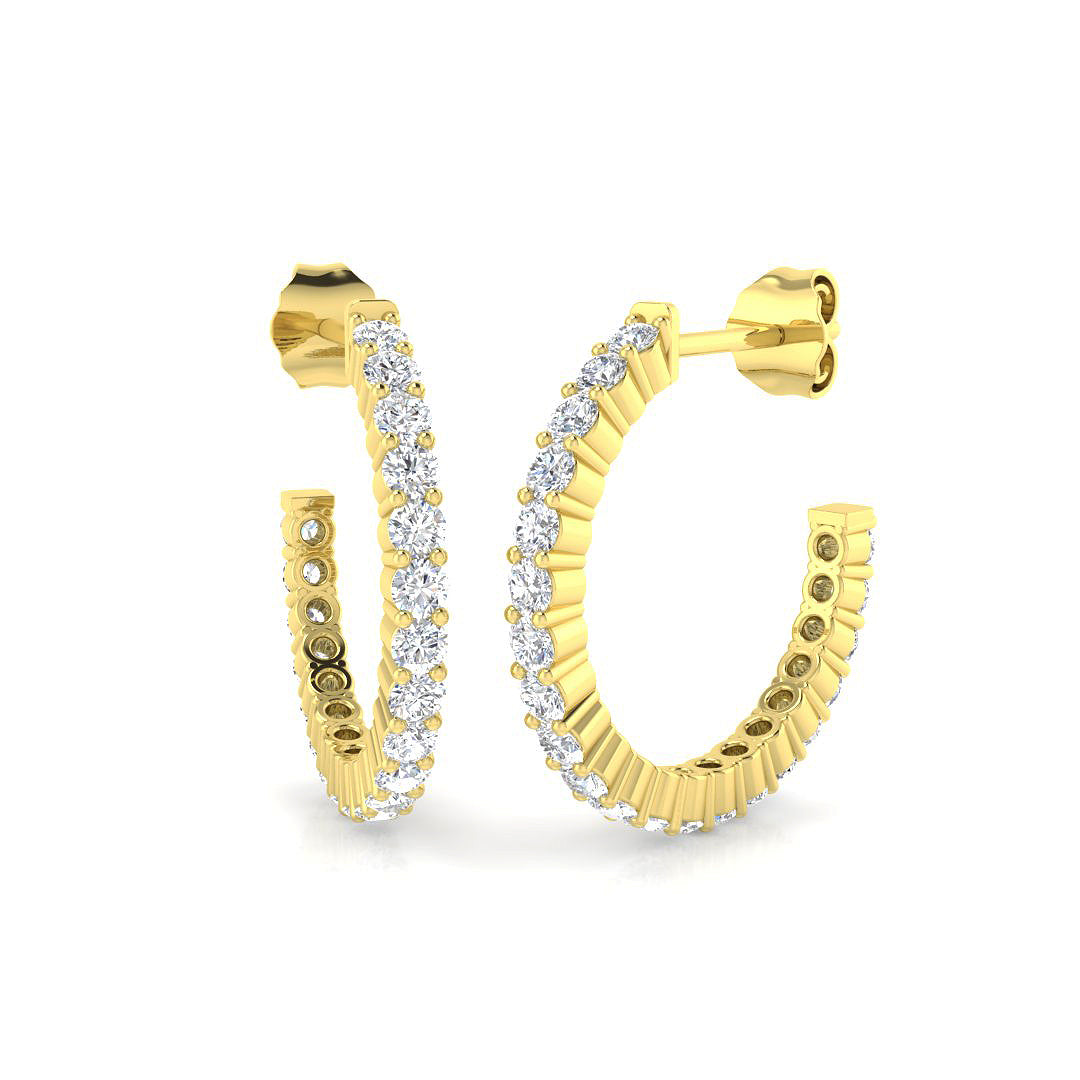 SE6072 — Earrings - 9k Yellow Gold