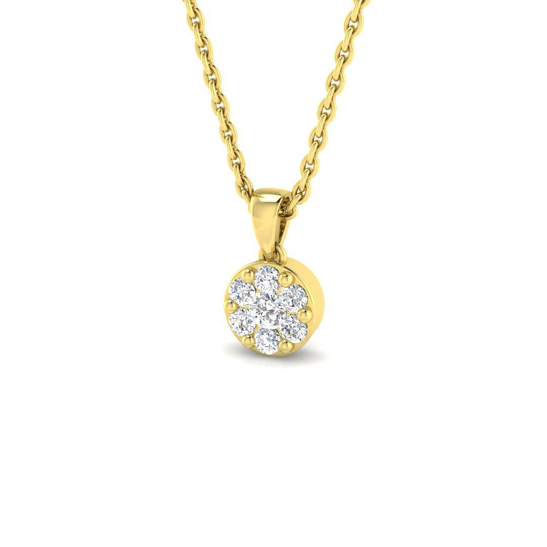 SE6077P — Pendant - 9k Yellow Gold