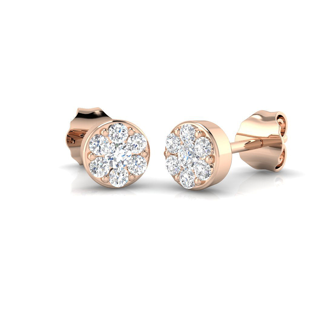 SE6077 — Earrings - 9k Rose Gold
