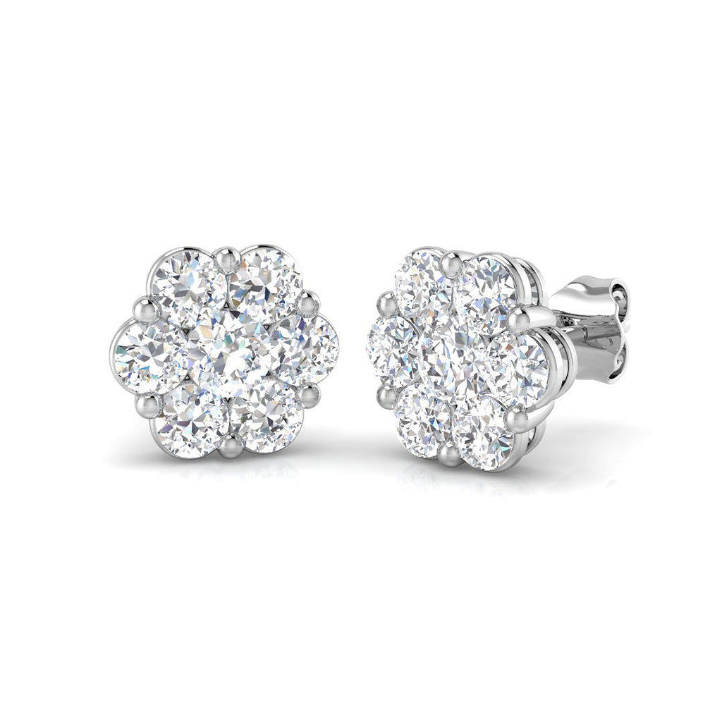 SE6078 — Earrings - 9k White Gold