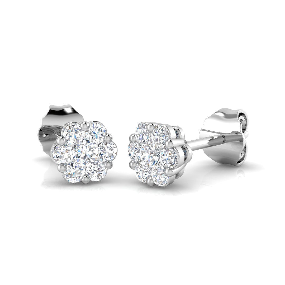 SE6079 — Earrings - 9k White Gold