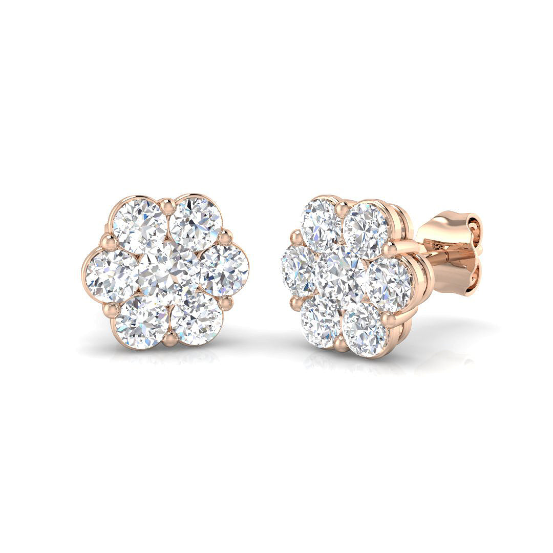 SE6080 — Earrings - 9k Rose Gold