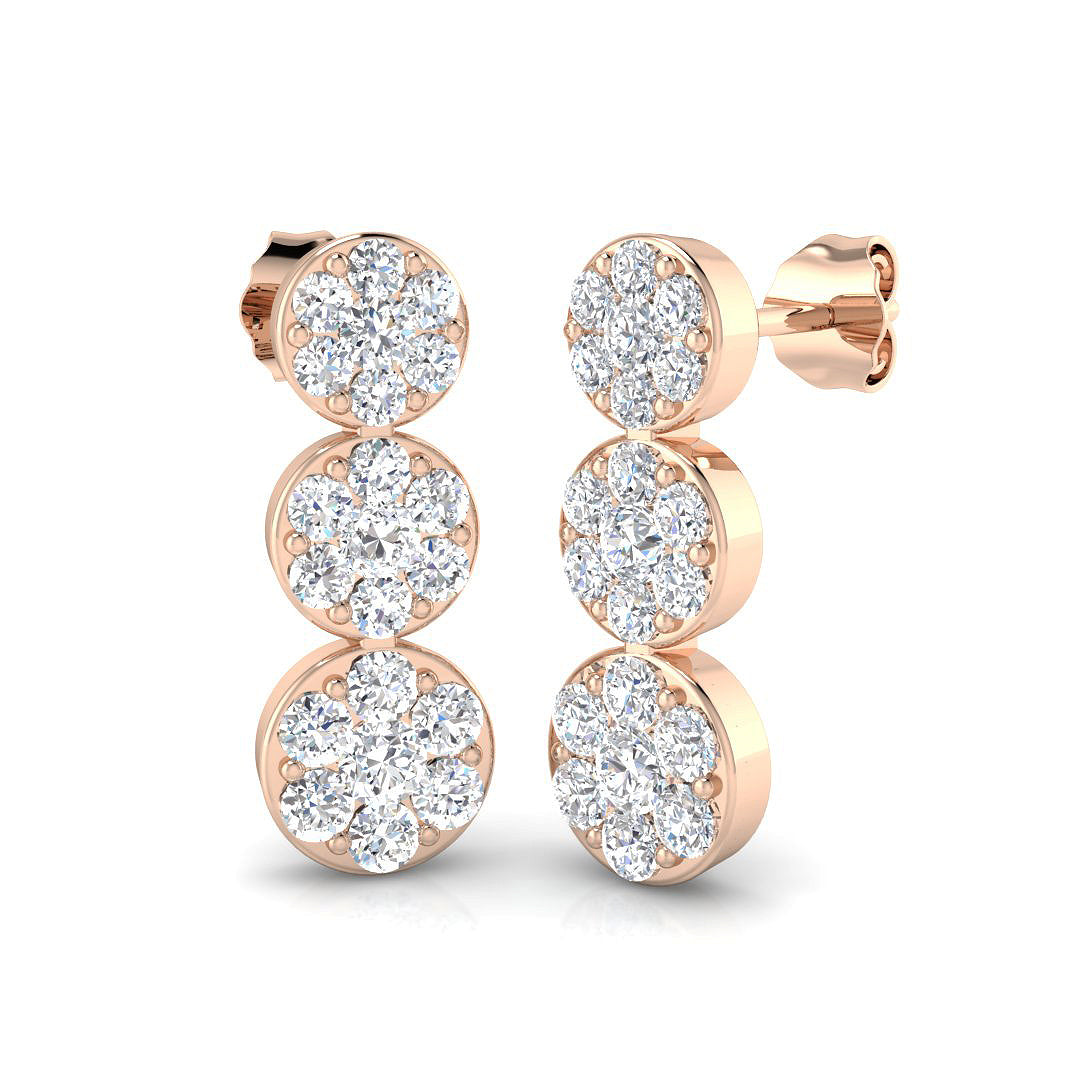 SE6081 — Earrings - 9k Rose Gold
