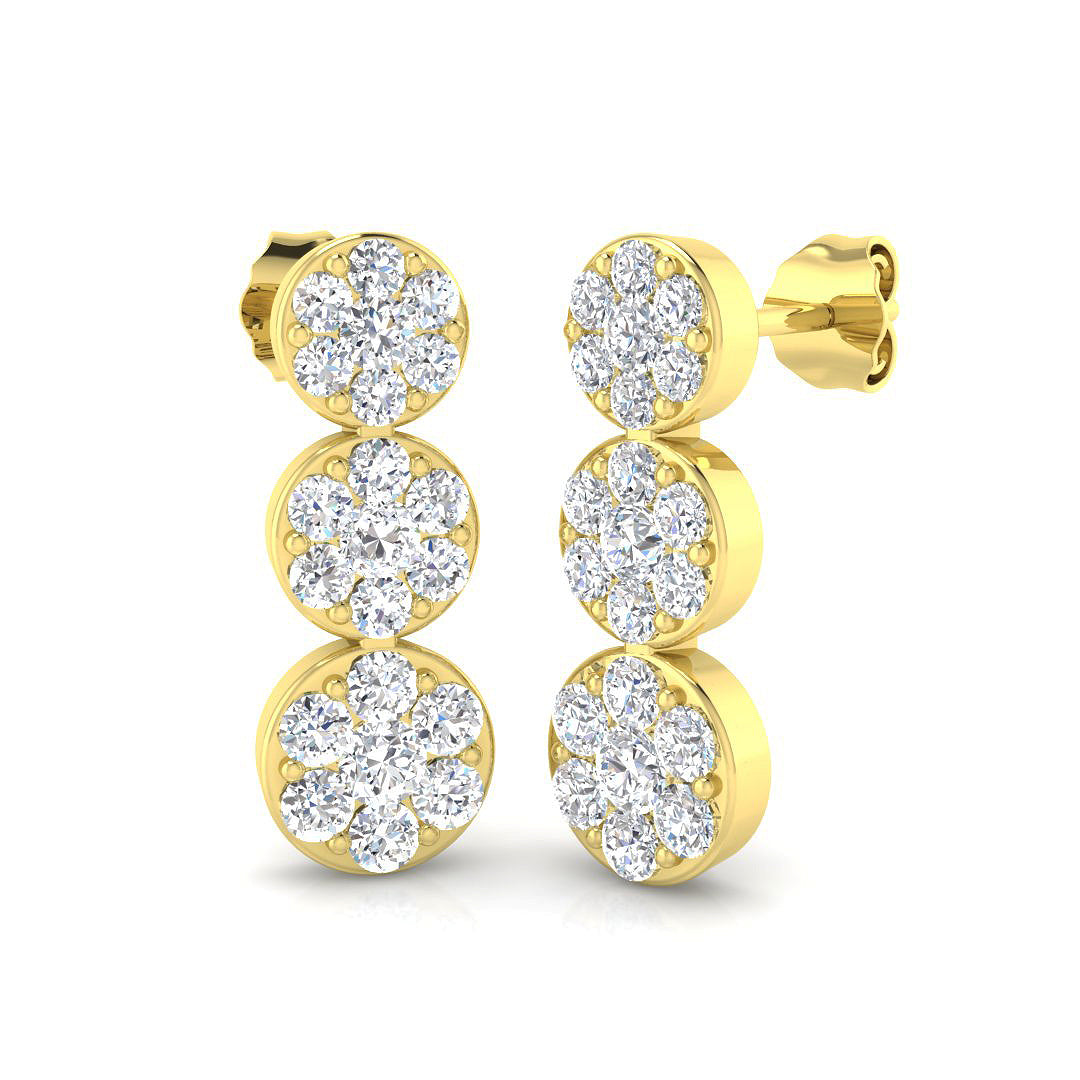 SE6081 — Earrings - 9k Yellow Gold