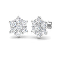 SE6082 — Earrings - 9k White Gold