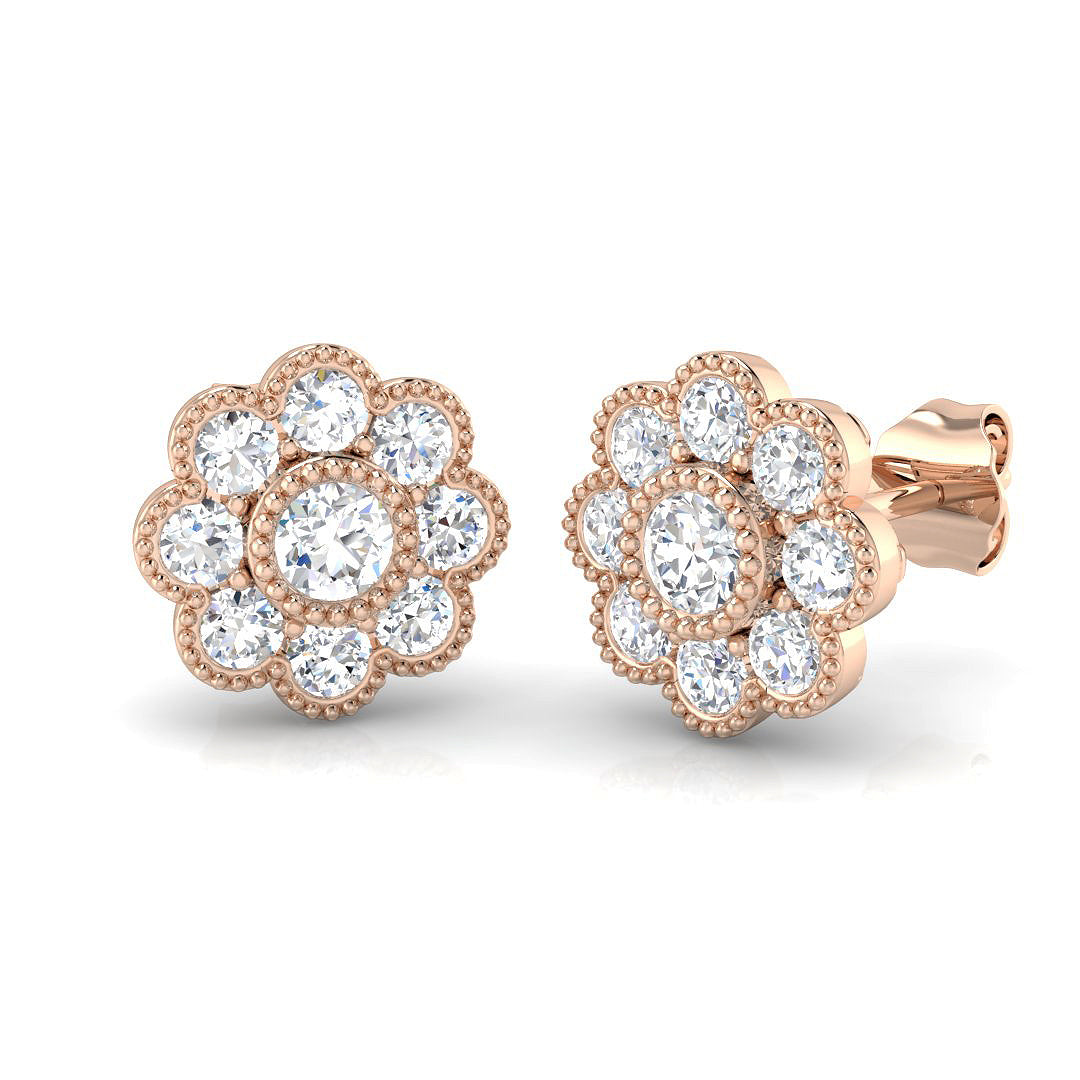 SE6083 — Earrings - 9k Rose Gold