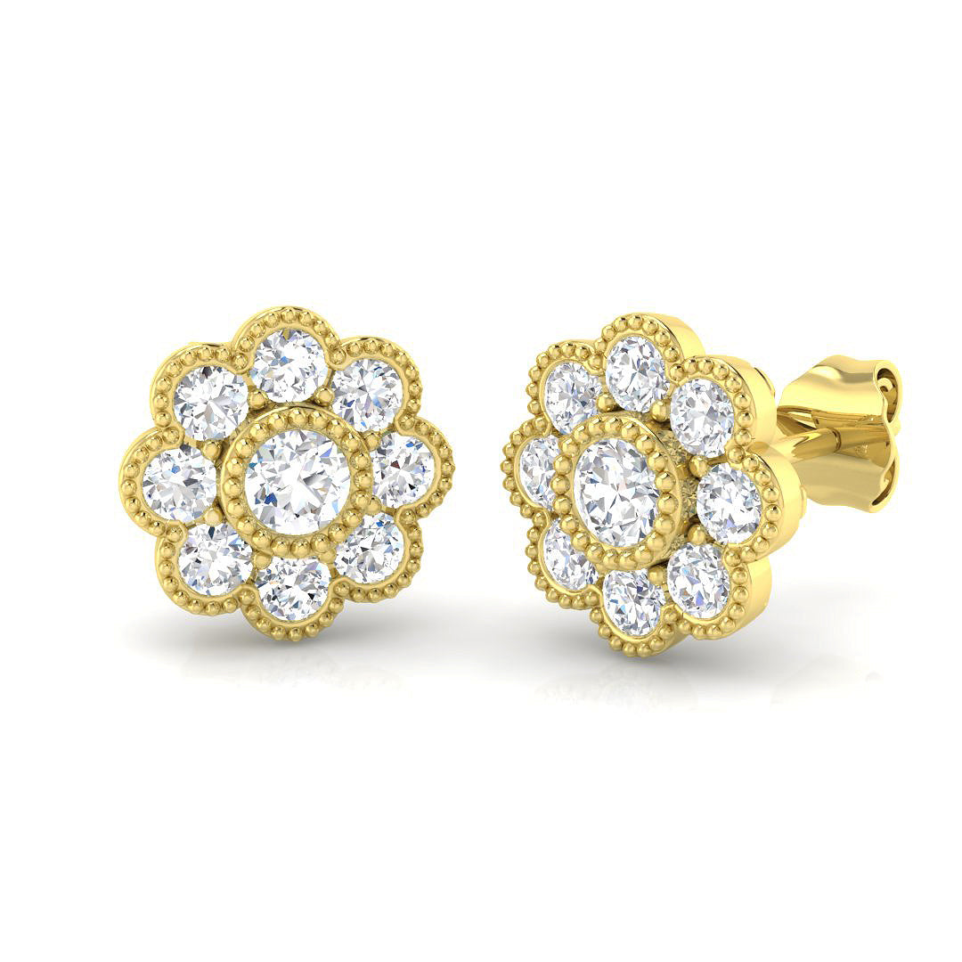 SE6083 — Earrings - 9k Yellow Gold
