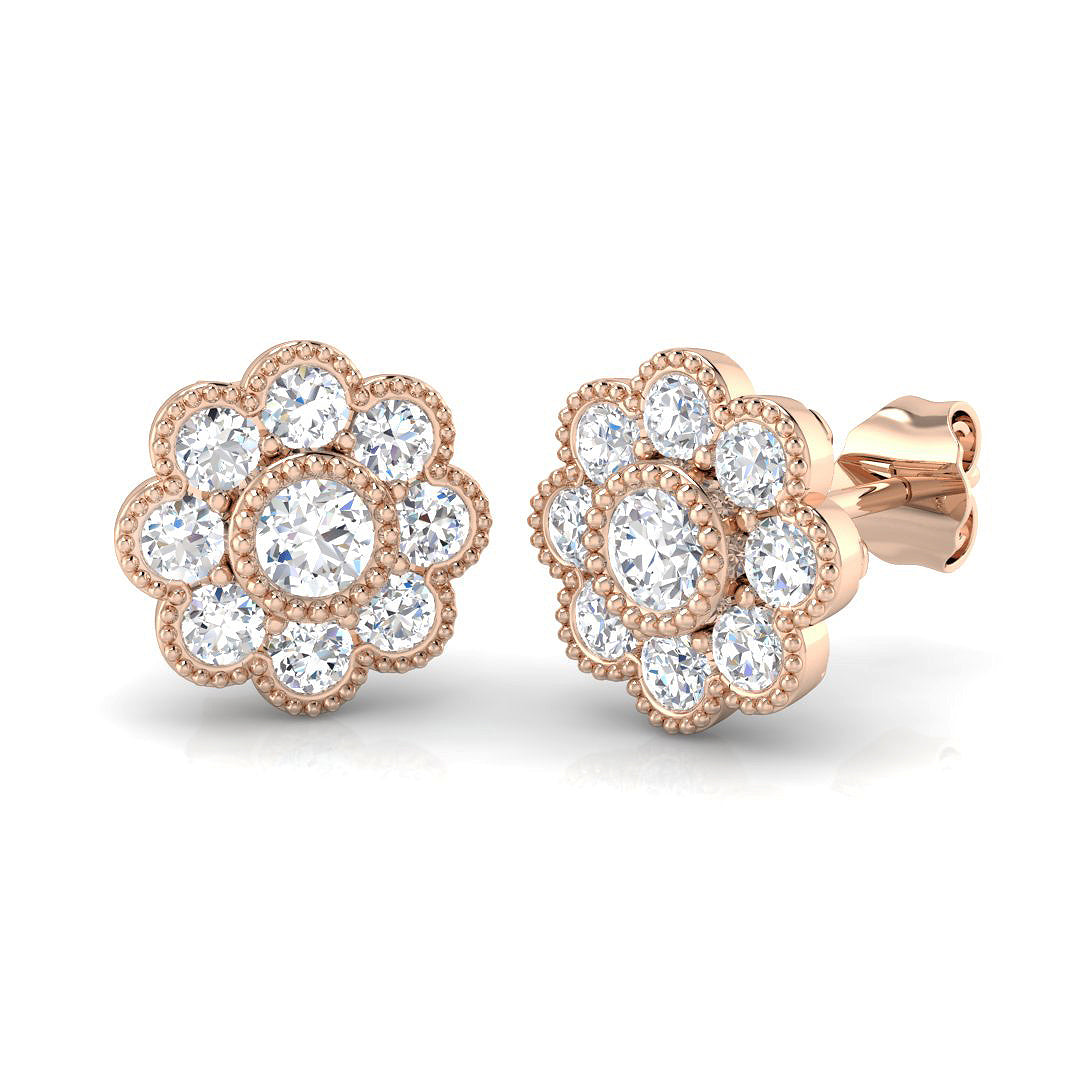 SE6084 — Earrings - 9k Rose Gold