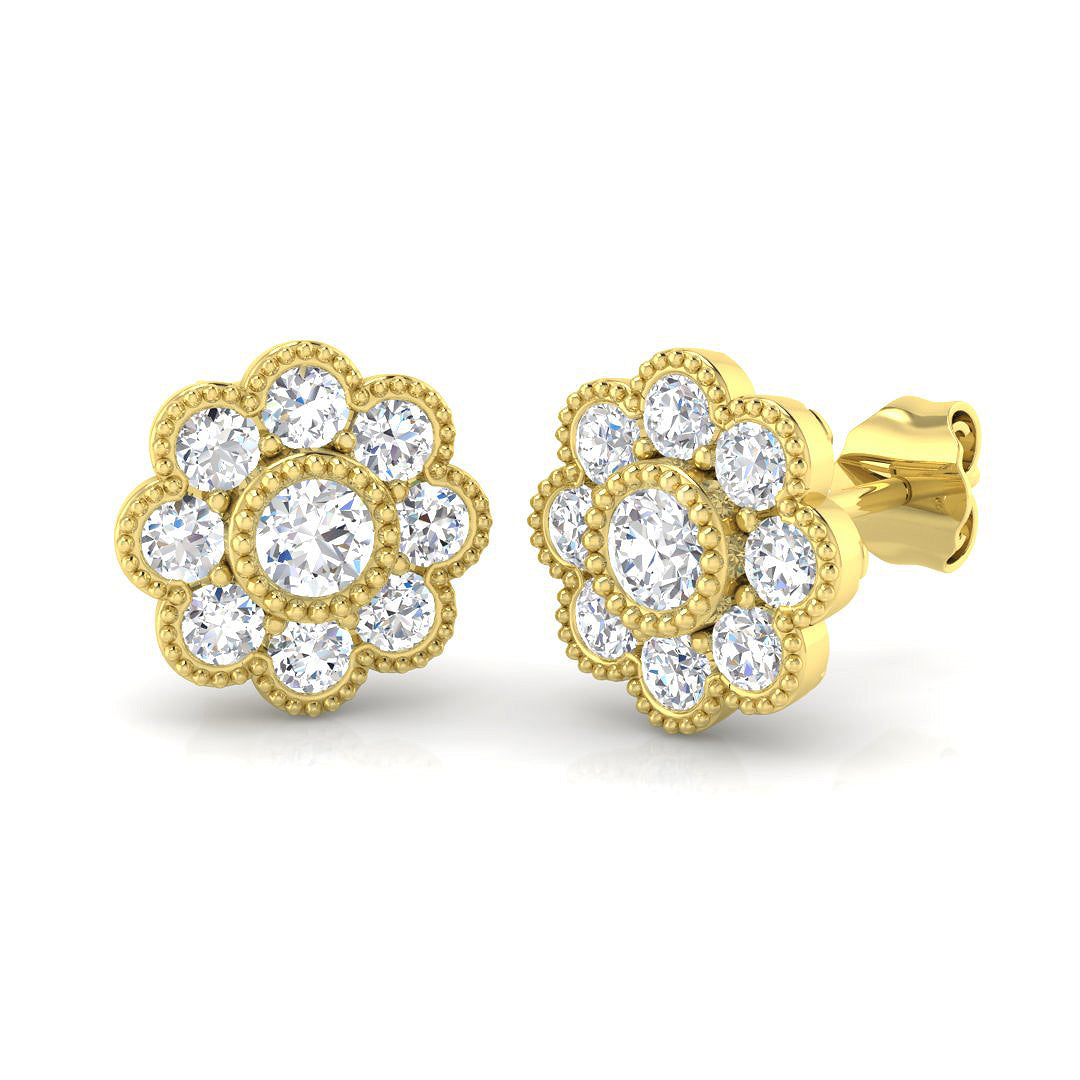SE6084 — Earrings - 9k Yellow Gold