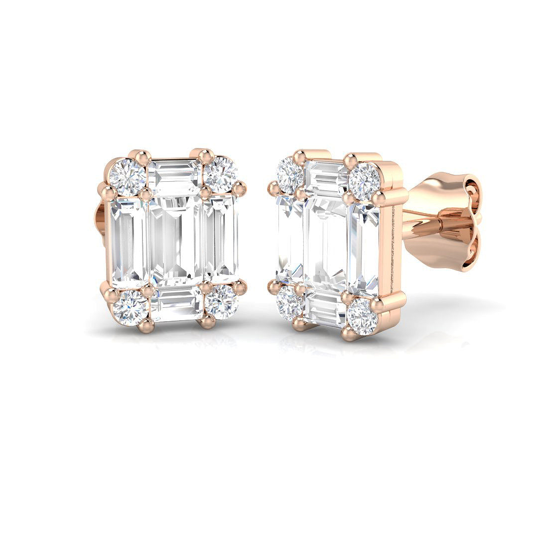SE6090 — Earrings - 9k Rose Gold