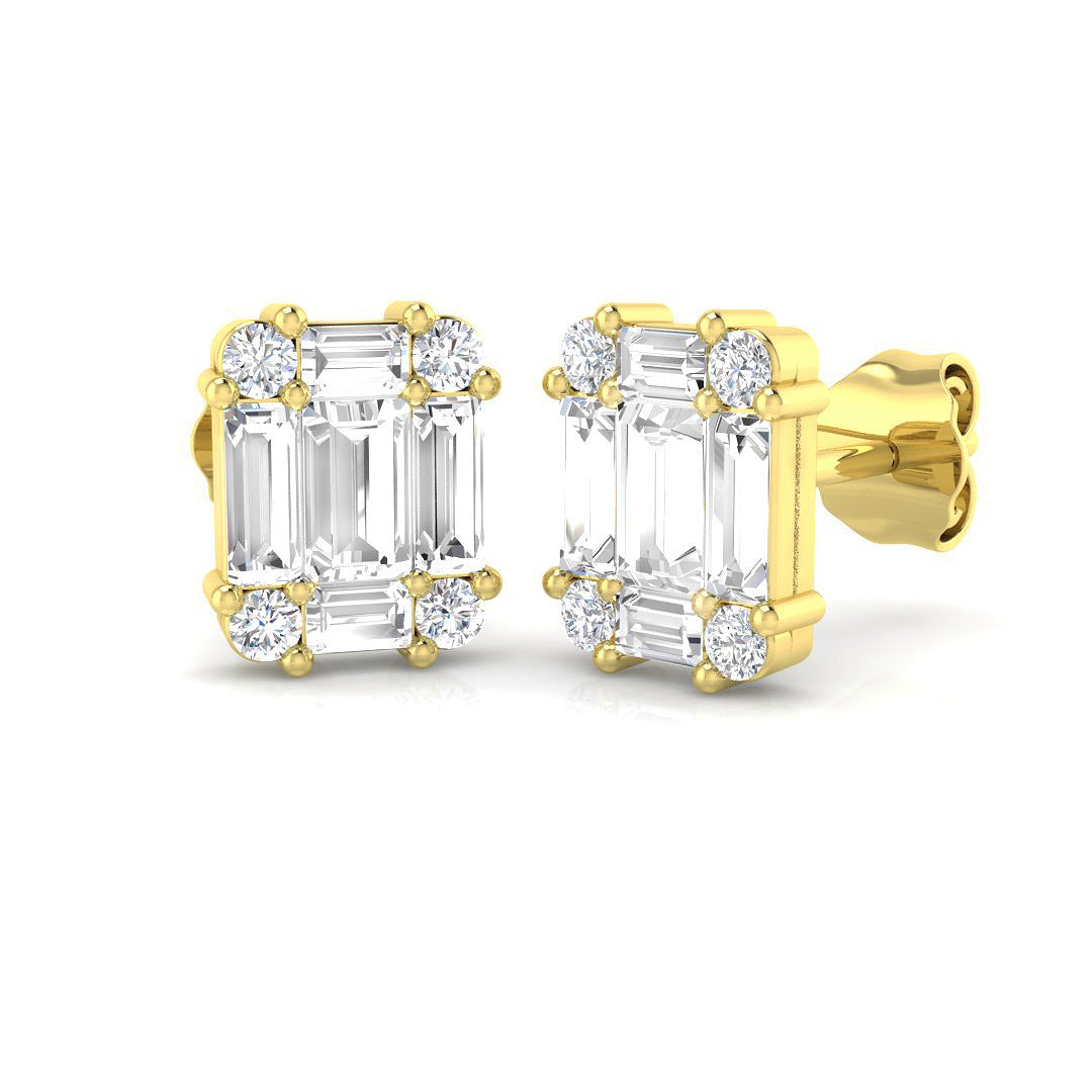 SE6090 — Earrings - 9k Yellow Gold
