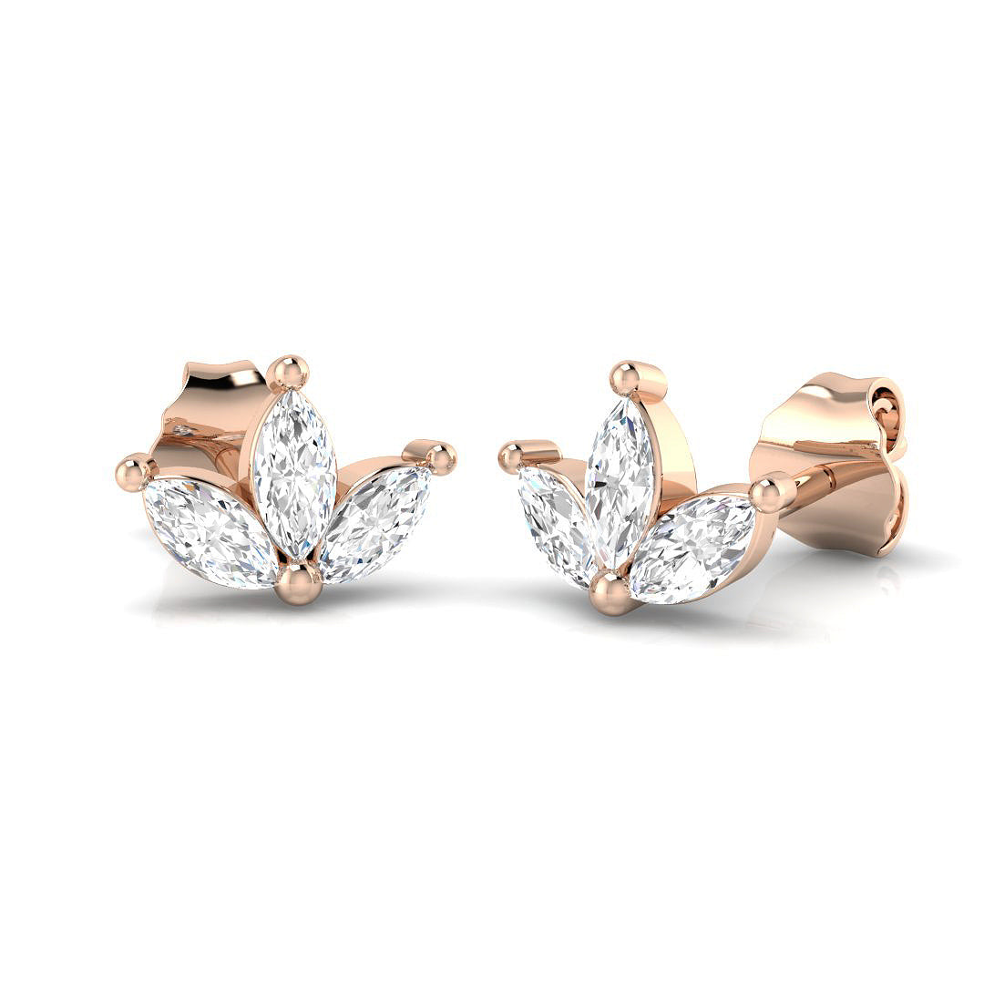 SE6096 — Earrings - 9k Rose Gold