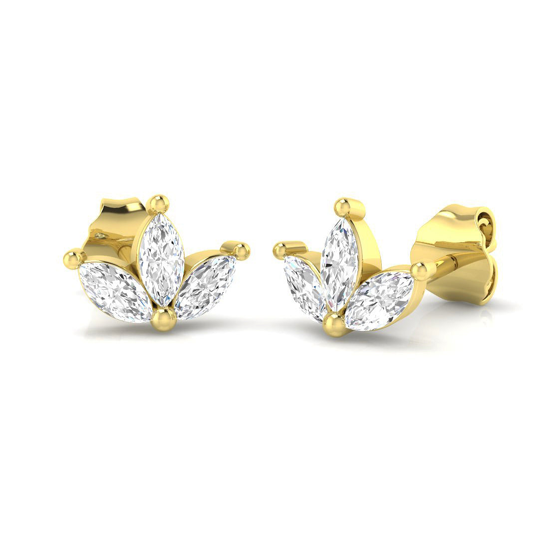 SE6096 — Earrings - 9k Yellow Gold
