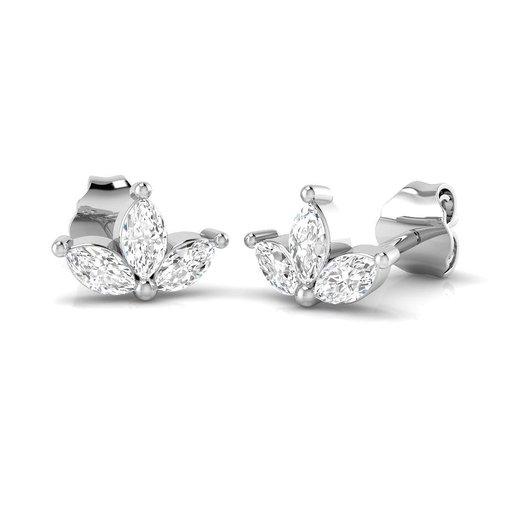 SE6099 — Earrings - 9k White Gold
