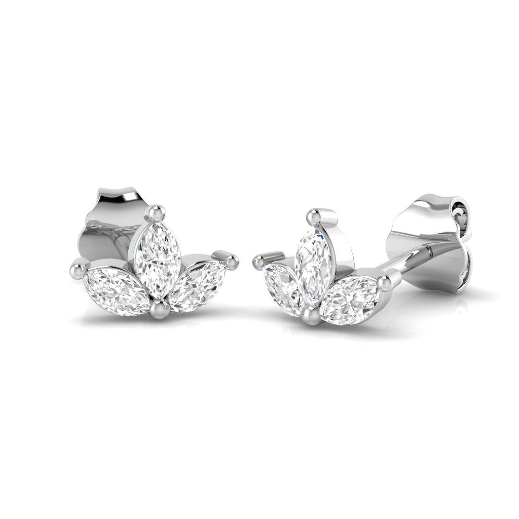 SE6101 — Earrings - 9k White Gold