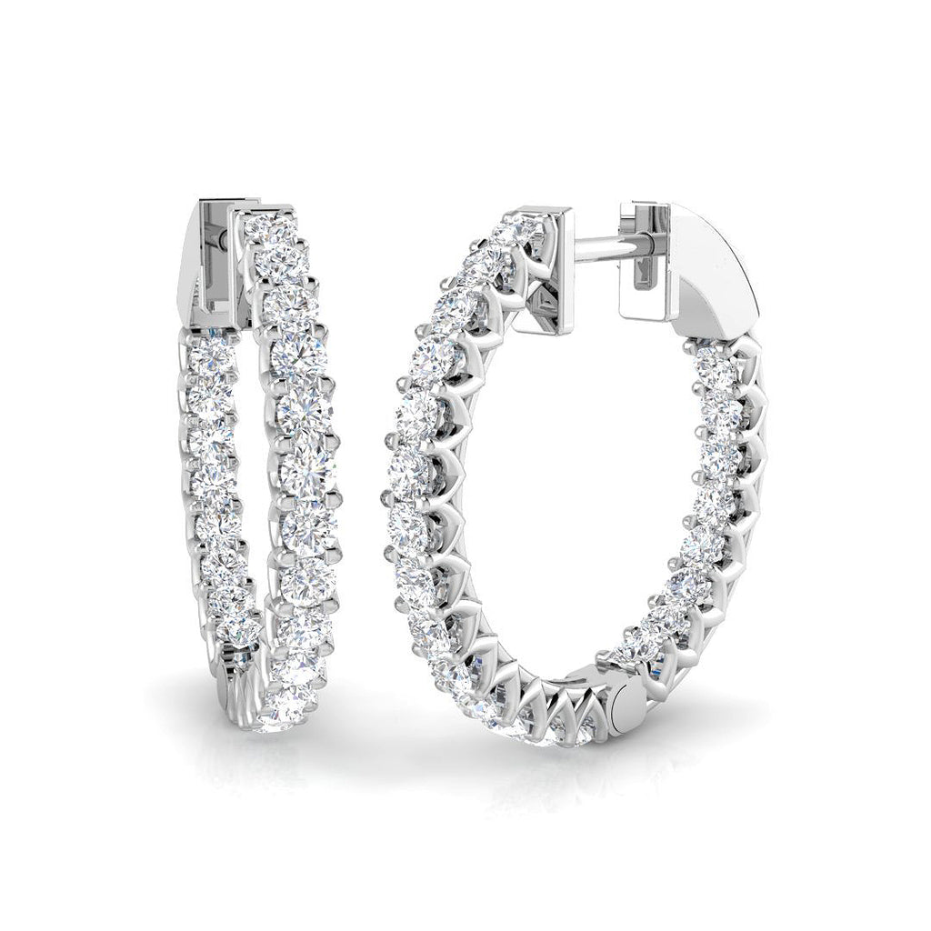 SE6109 — Earrings - 9k White Gold