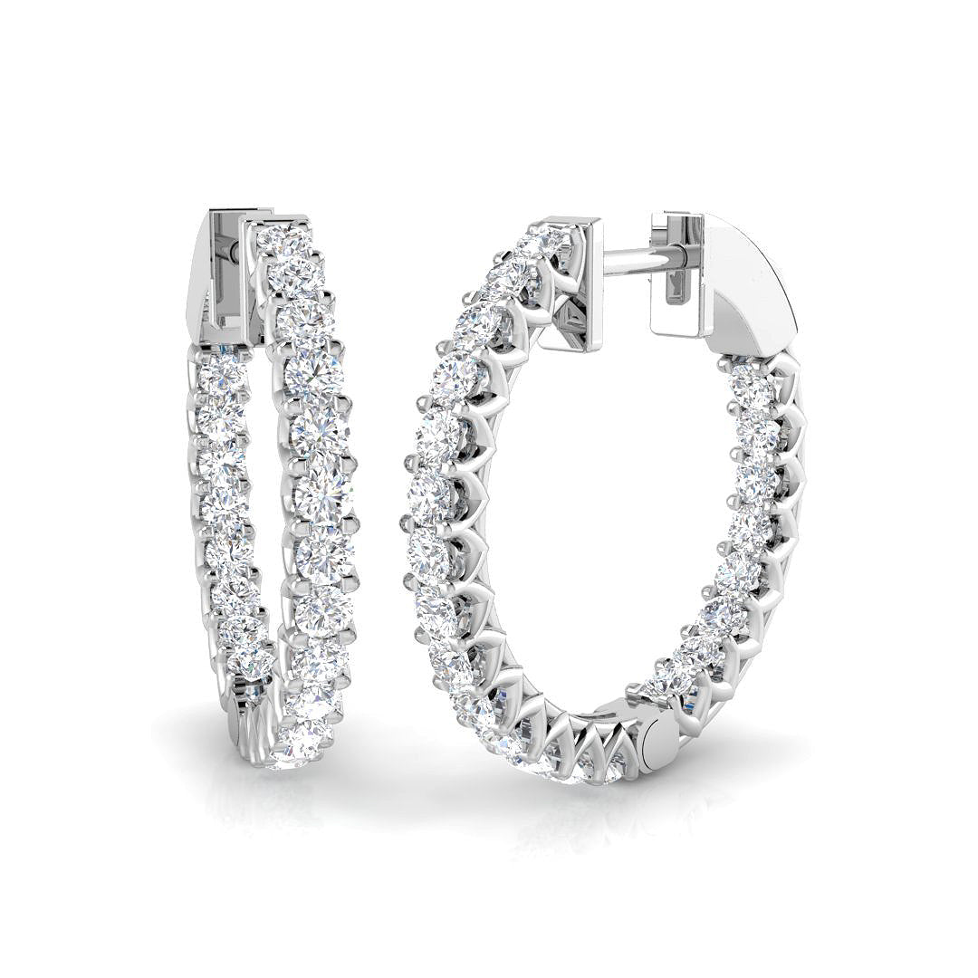 SE6109 — Earrings - 9k White Gold