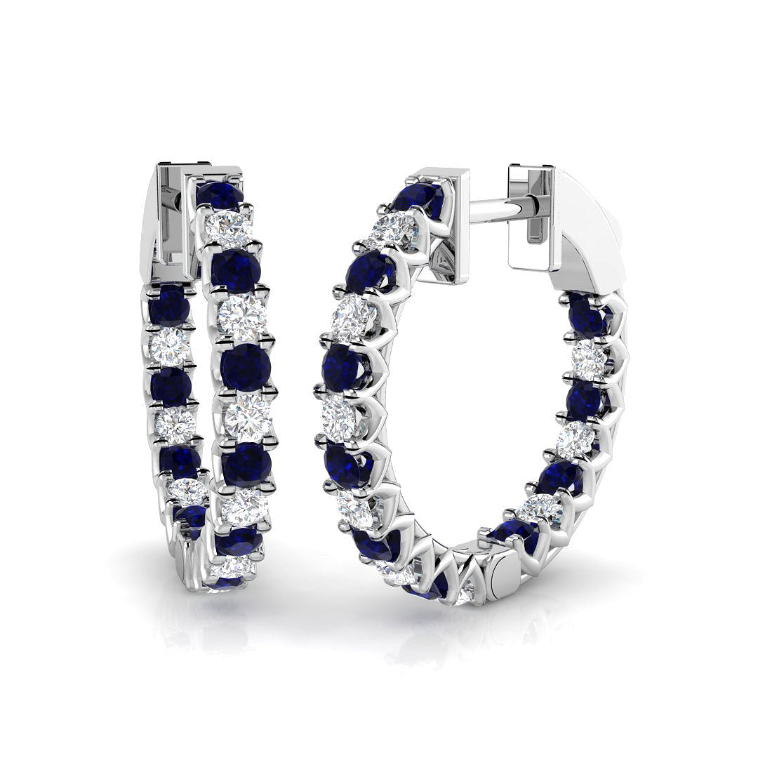 SE6110 — Earrings - 9k White Gold