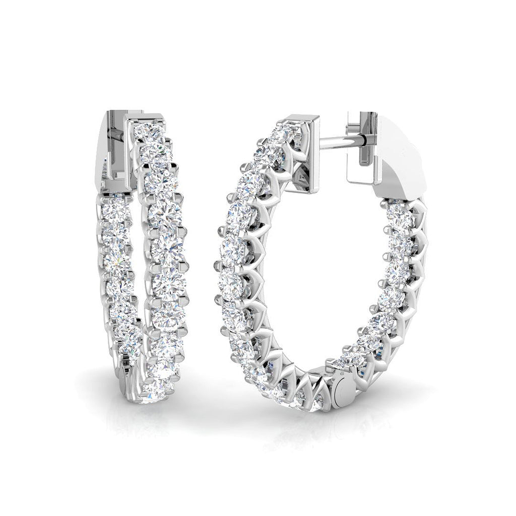SE6110 — Earrings - 9k White Gold