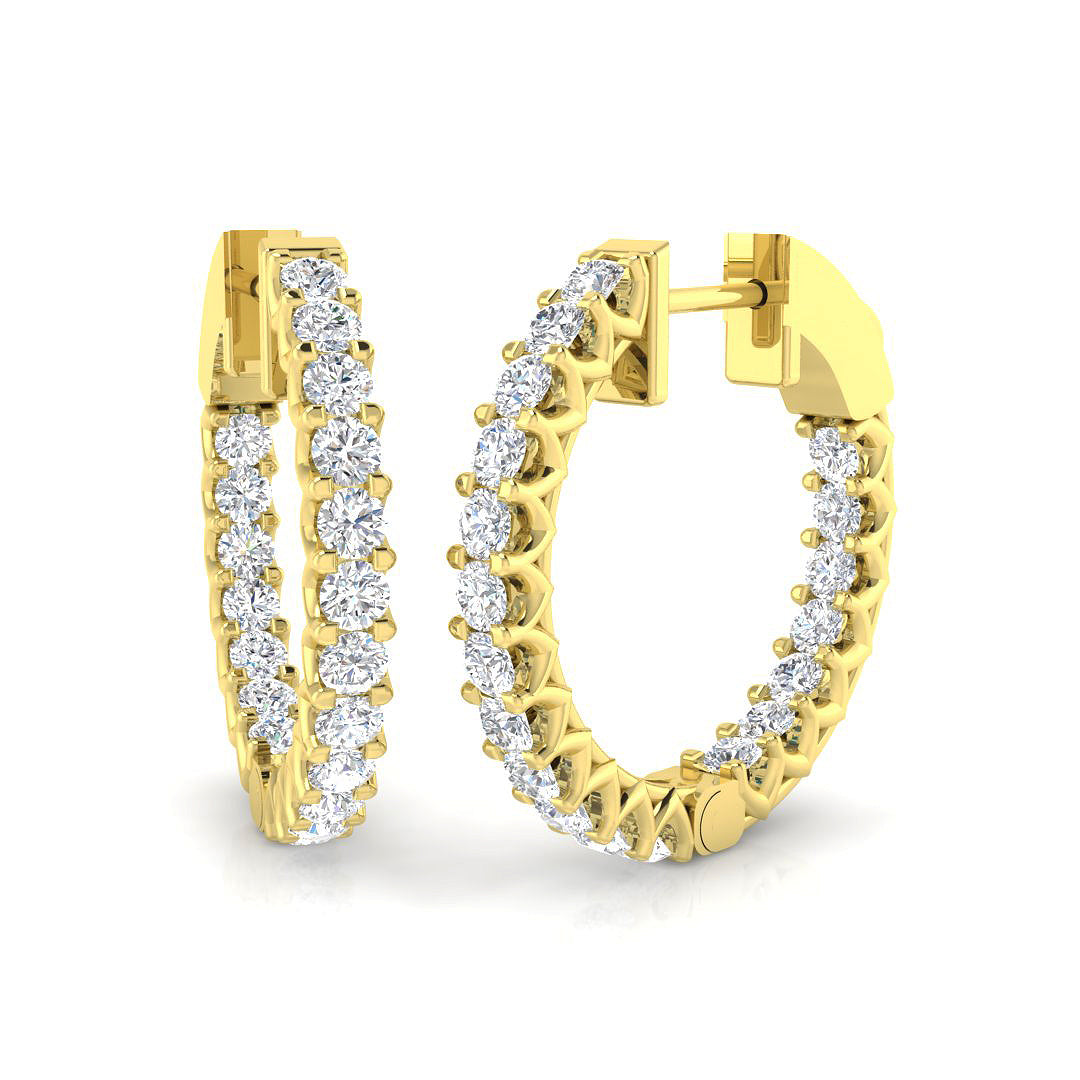 SE6110 — Earrings - 9k Yellow Gold