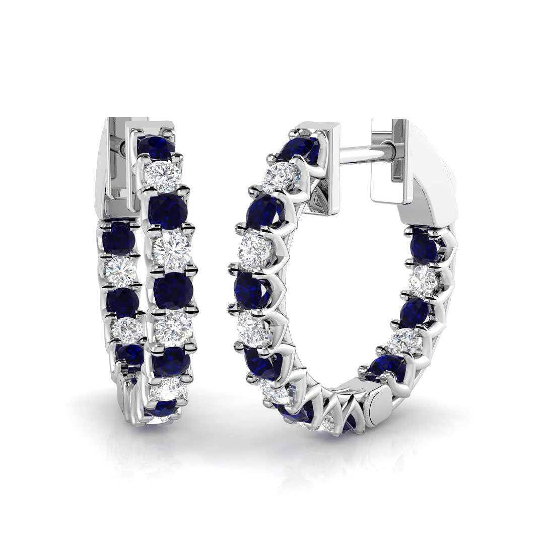 SE6111 — Earrings - 9k White Gold