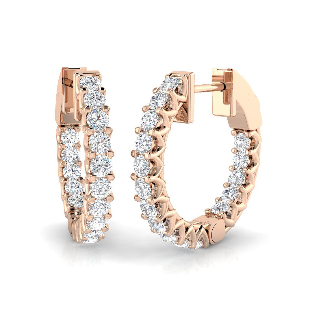 SE6111 — Earrings - 9k Rose Gold
