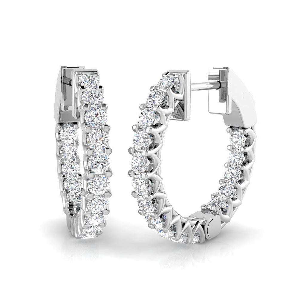 SE6111 — Earrings - 9k White Gold