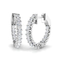 SE6111 — Earrings - 9k White Gold