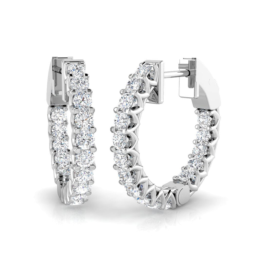 SE6111 — Earrings - 9k White Gold