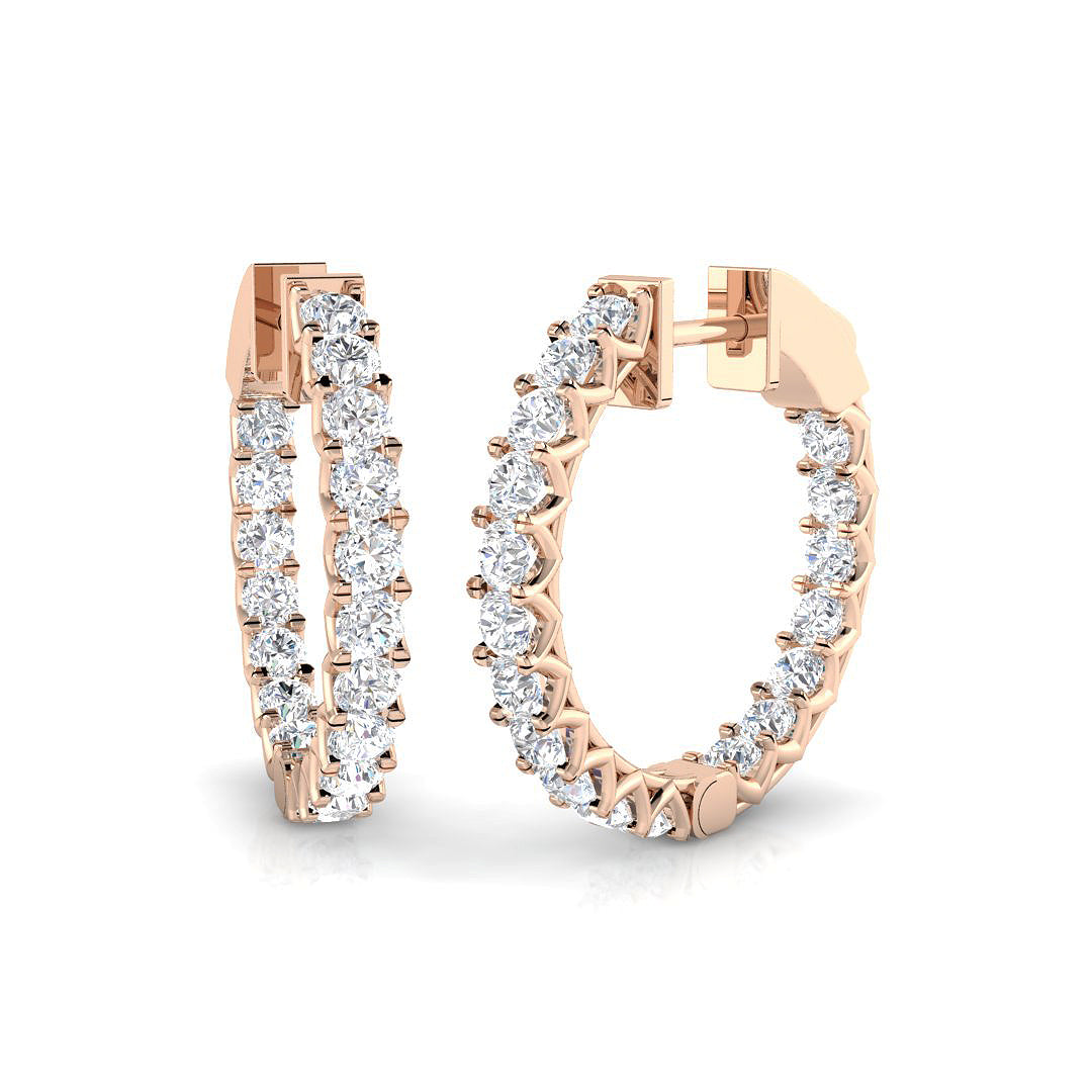 SE6112 — Earrings - 9k Rose Gold