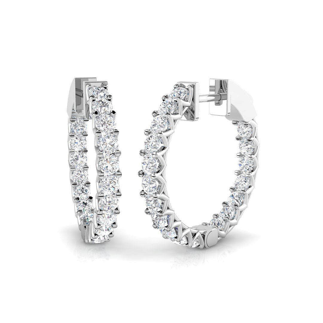 SE6112 — Earrings - 9k White Gold