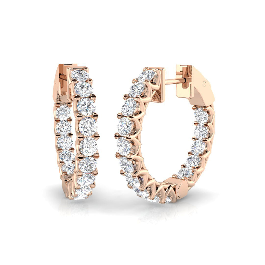 SE6113 — Earrings - 9k Rose Gold