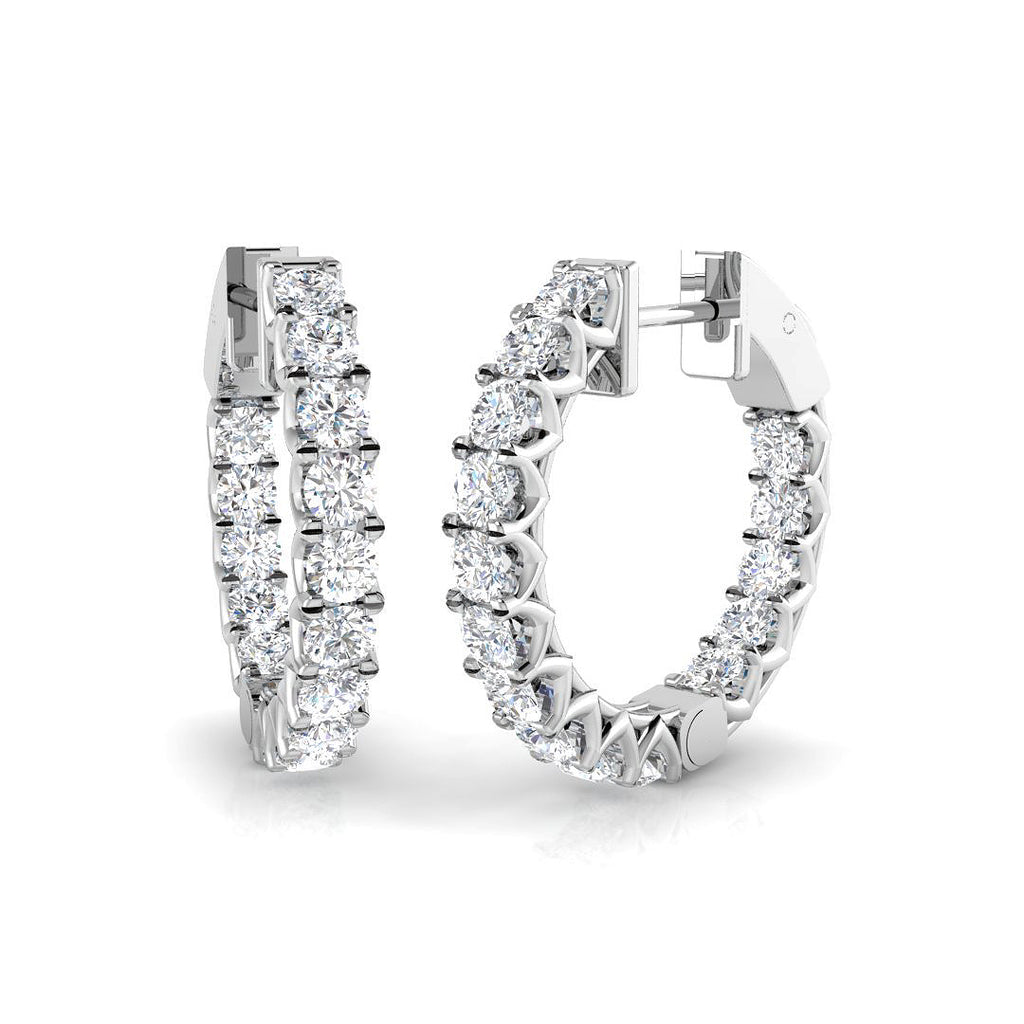 SE6113 — Earrings - 9k White Gold
